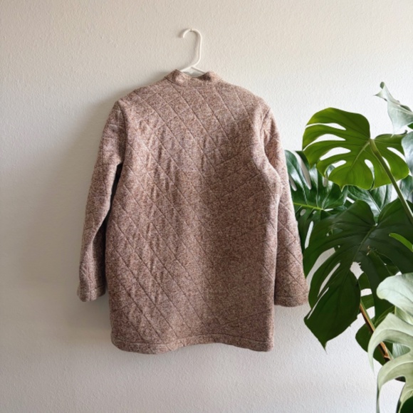 ByTavi Fair Trade Knit Quilted Barn Jacket in Walnut - NWT - Picture 9 of 9